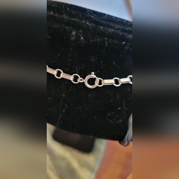 NEW CHARLES JOHNSON NATIVE AMERICAN NAVAJO STERLING SILVER TURQUOISE BIB NECKLAC - Picture 7 of 14